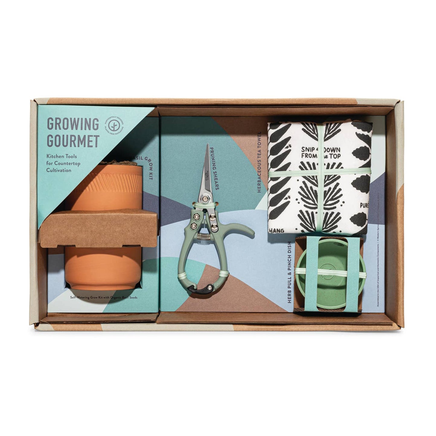 modern sprout growing gourmet botanical gift bundle from flower + furbish Shop now at flower + furbish
