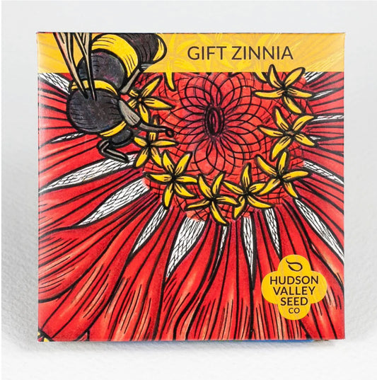 hudson valley gift zinnia seeds seed from flower + furbish Shop now at flower + furbish