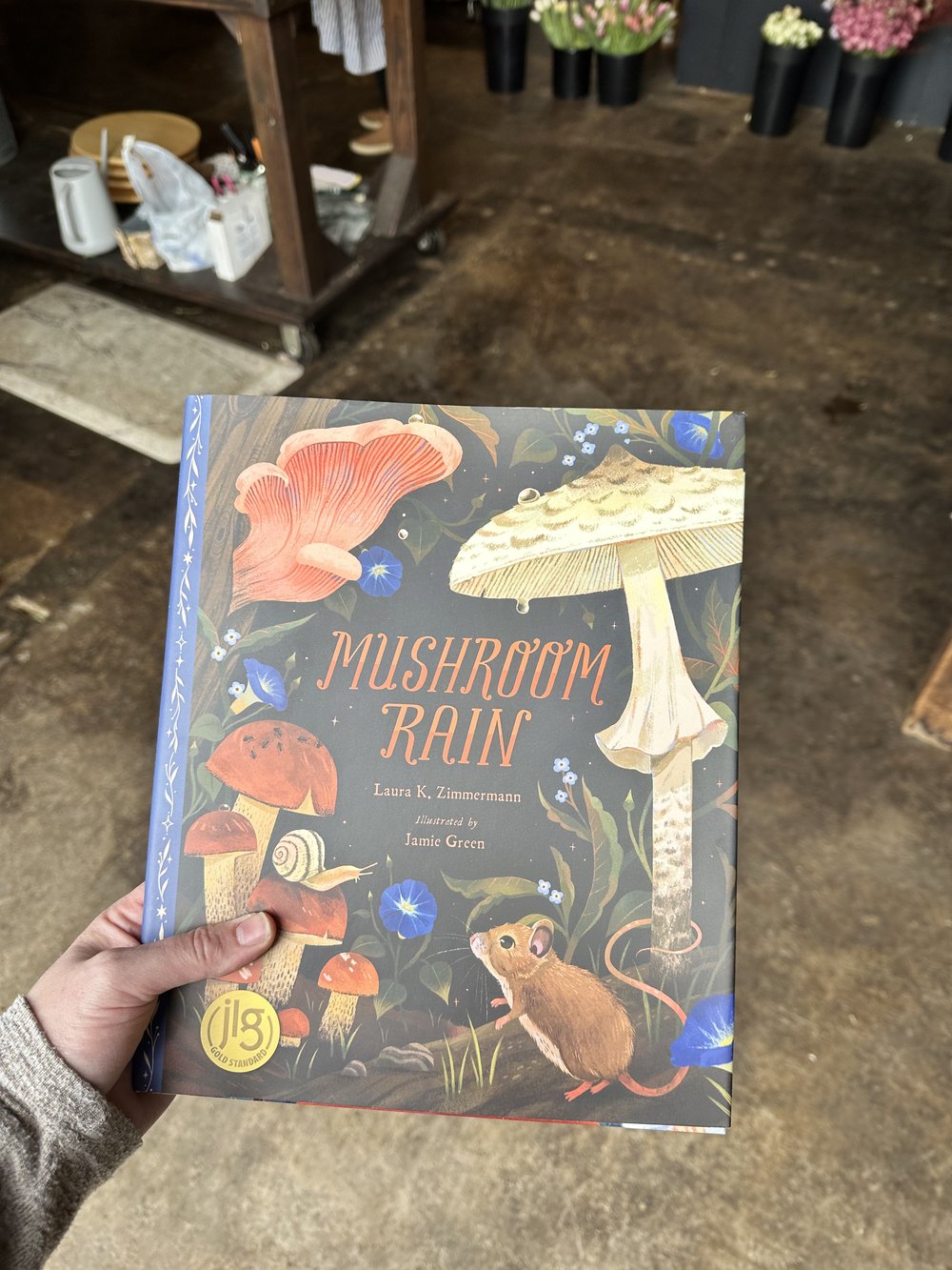 mushroom rain from flower + furbish Shop now at flower + furbish