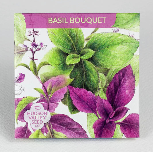 hudson valley basil bouquet seed from flower + furbish Shop now at flower + furbish