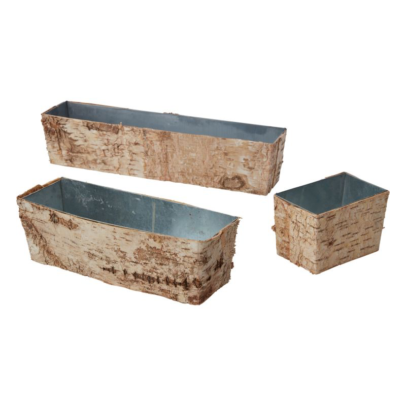 birch planter planter from flower + furbish Shop now at flower + furbish