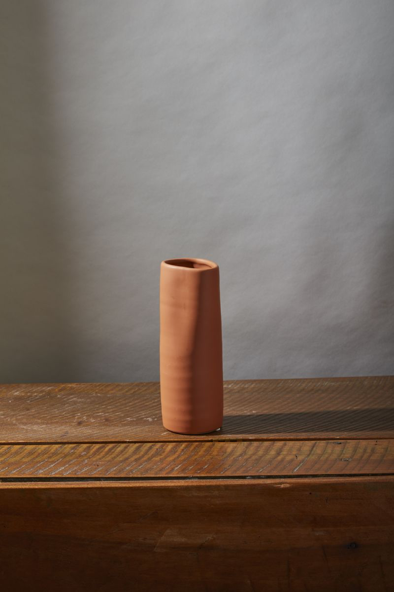 vermillion vase from flower + furbish Shop now at flower + furbish