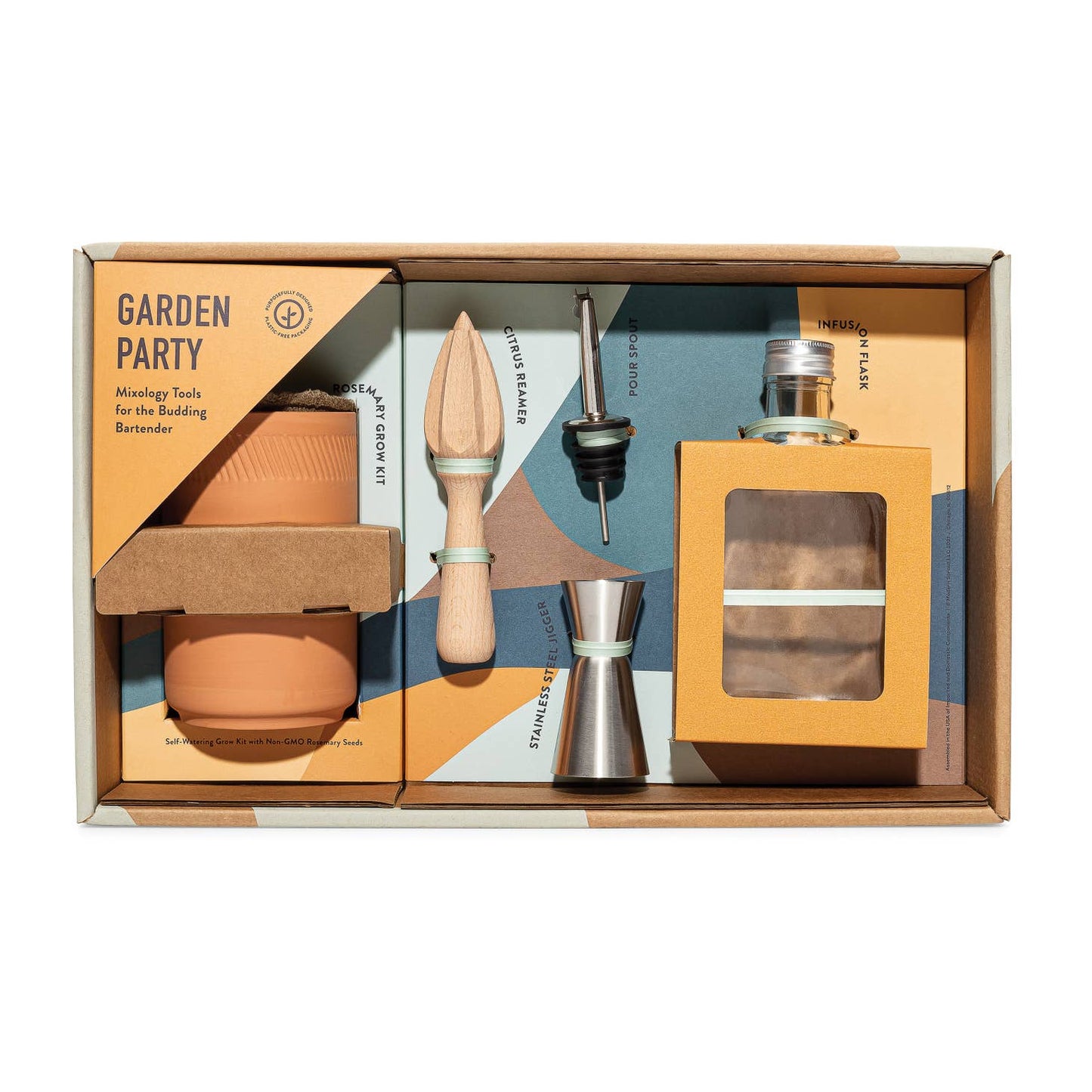 modern sprout garden party cocktail infusion botanical gift bundle from flower + furbish Shop now at flower + furbish