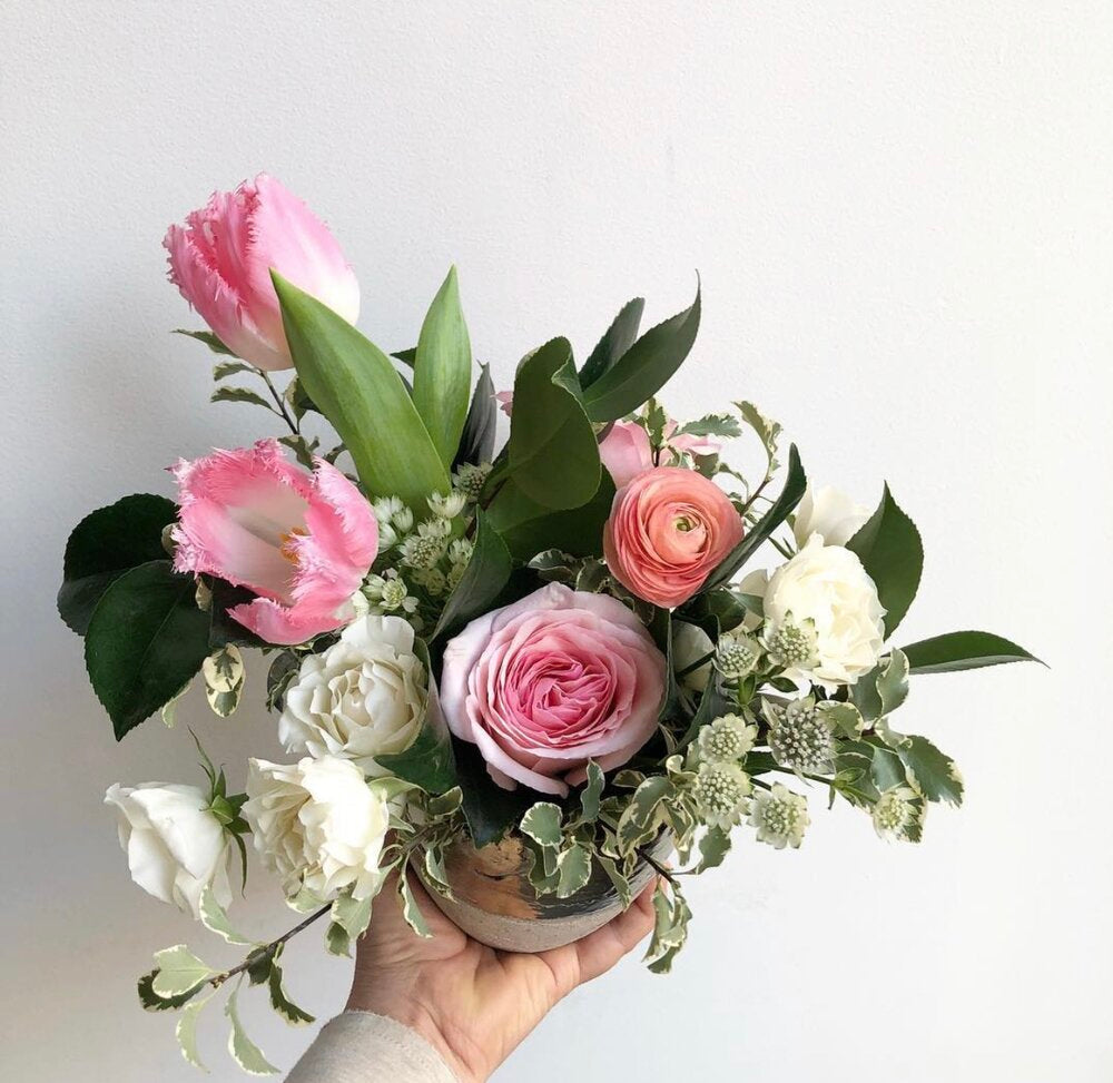 custom sympathy arrangement shop now at flower + furbishfloral arrangement, Funeral, sympathy, vased arrangement