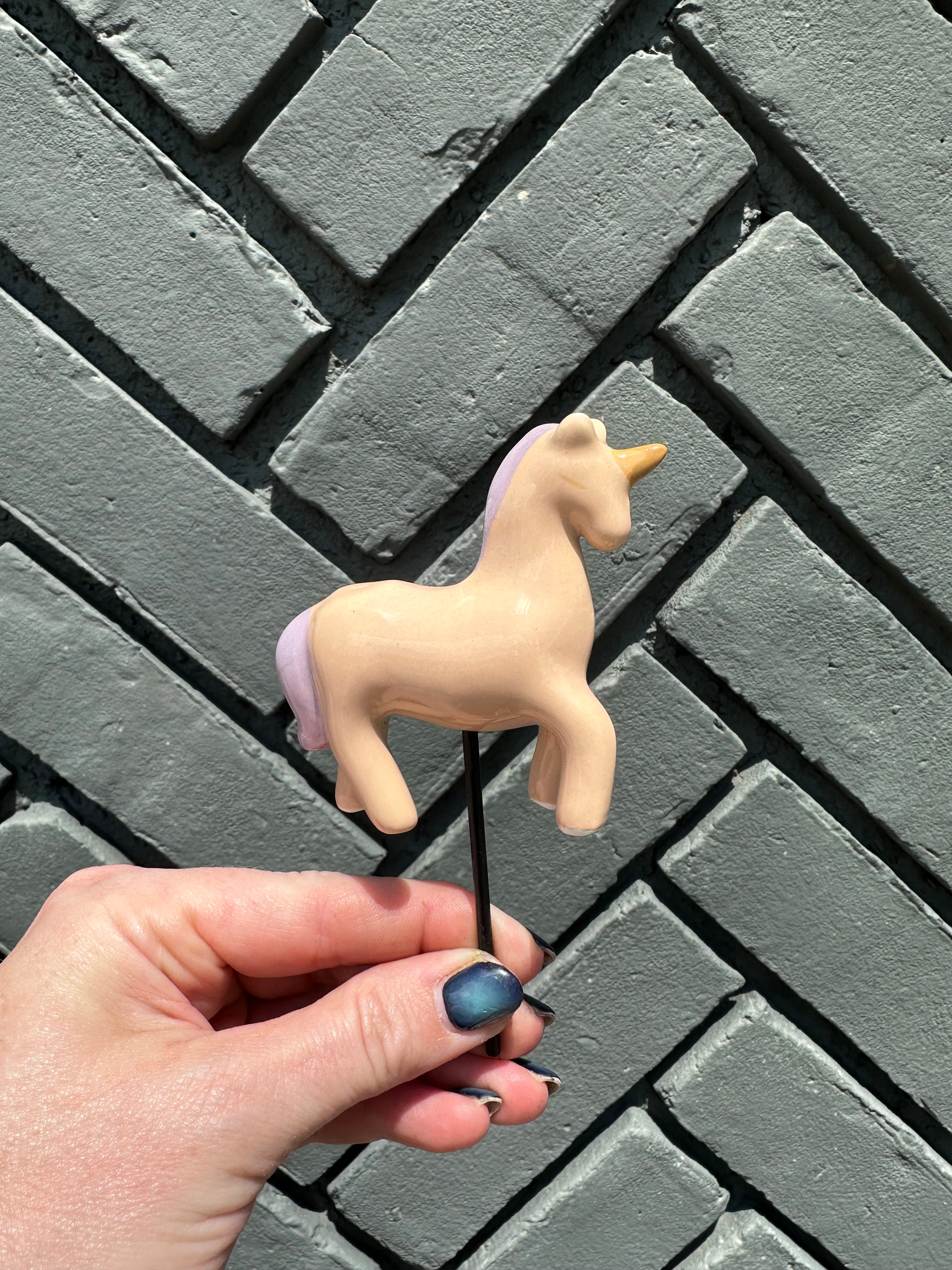 mythical creatures plant stick shop now at flower + furbishcelebration, Gift, plant, Plant accessory, shipping, thank you
