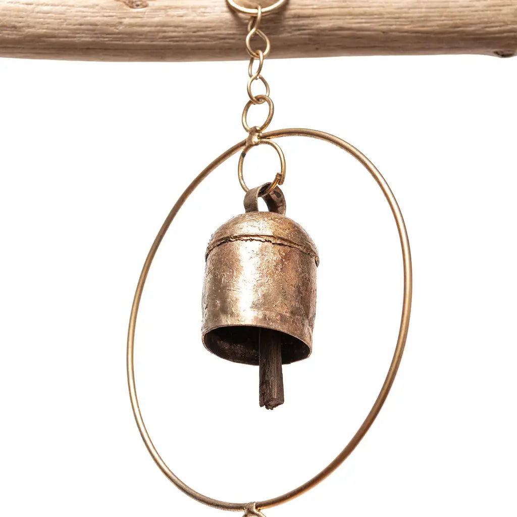 golden rings chime chimes from flower + furbish Shop now at flower + furbish