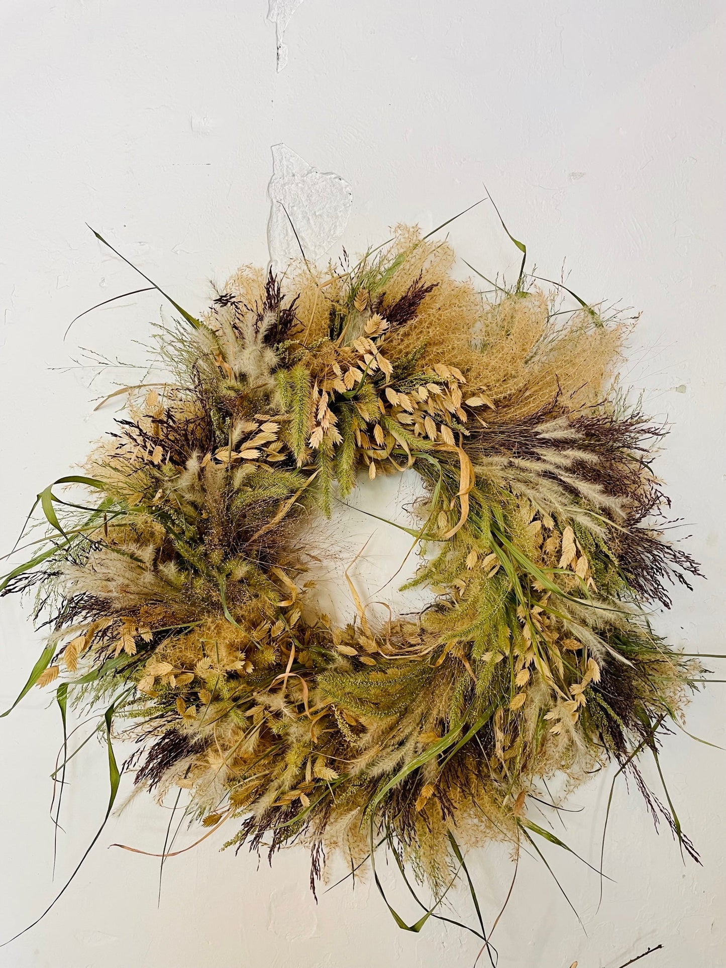 foraged fall wreath with sue ellen claggett workshop from flower + furbish Shop now at flower + furbish