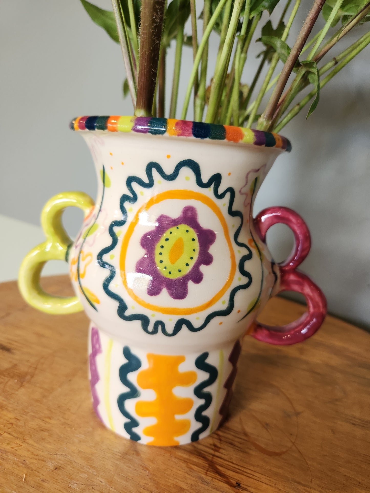 evil eye vase vase from flower + furbish Shop now at flower + furbish