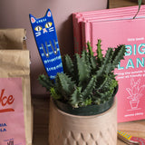kitty plant stick shop now at flower + furbishcelebration, Gift, plant, Plant accessory, shipping, thank you