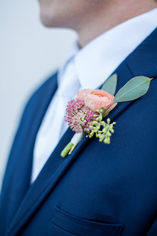 boutonnière flowers from flower + furbish Shop now at flower + furbish