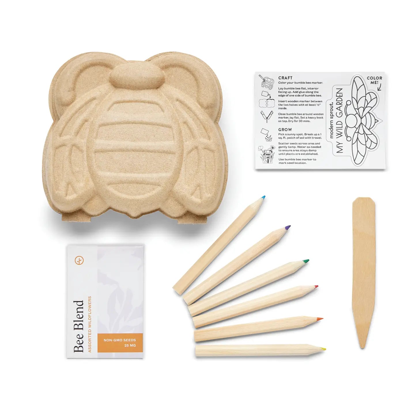 curious critters bee activity kit Activity kit from flower + furbish Shop now at flower + furbish