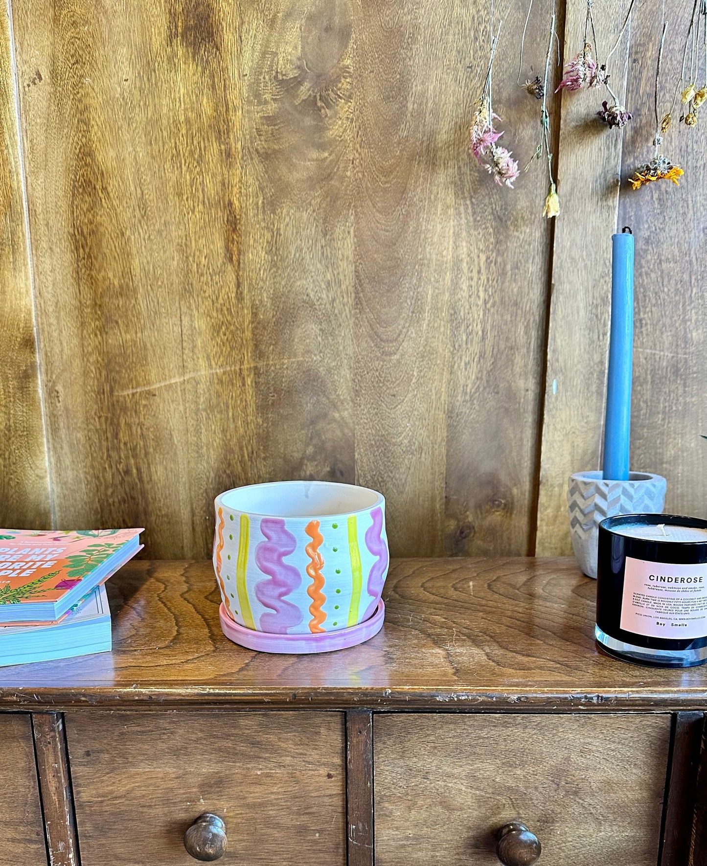 lined pot plant pot from flower + furbish Shop now at flower + furbish
