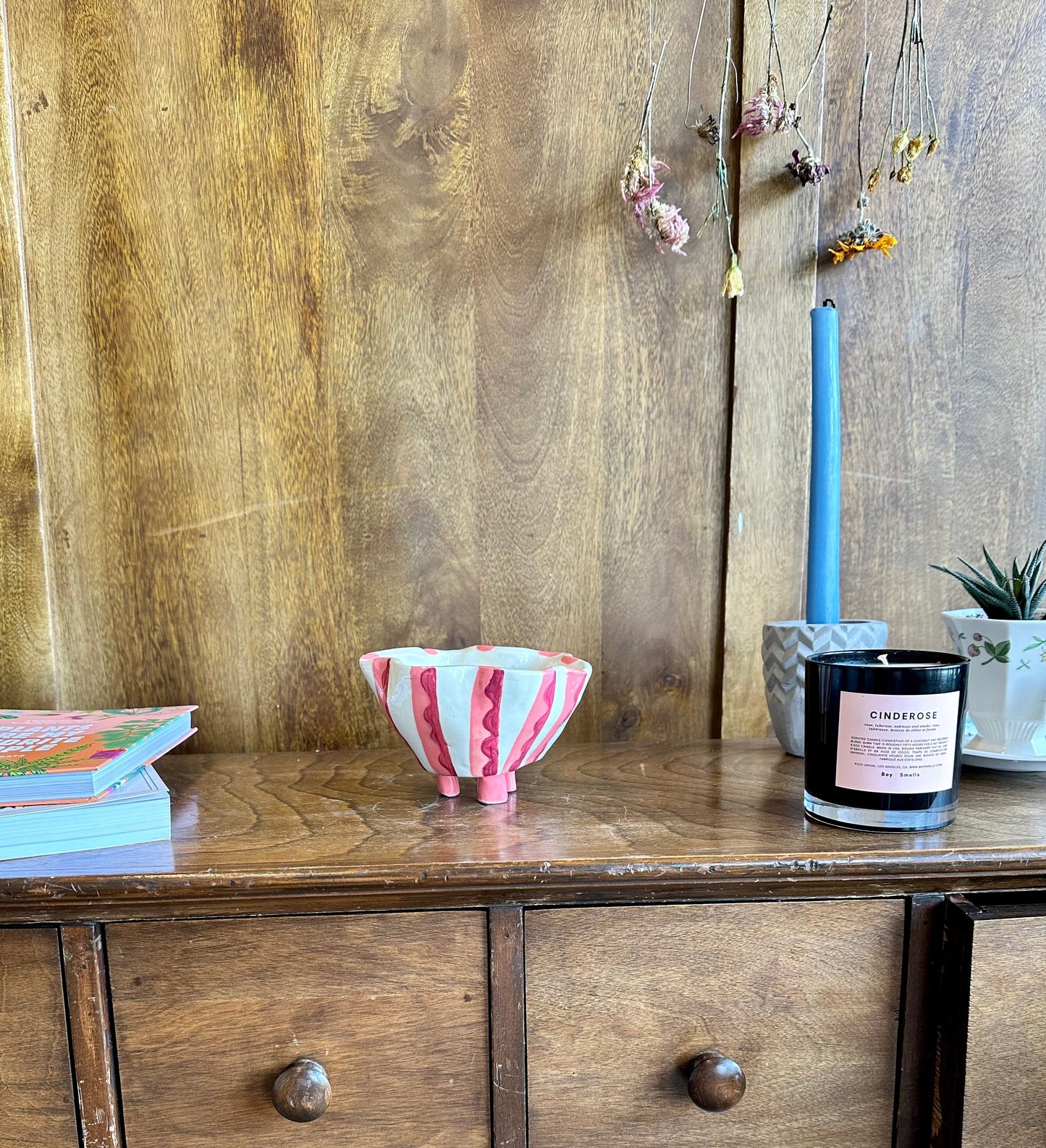 blue footed pot plant pot from flower + furbish Shop now at flower + furbish