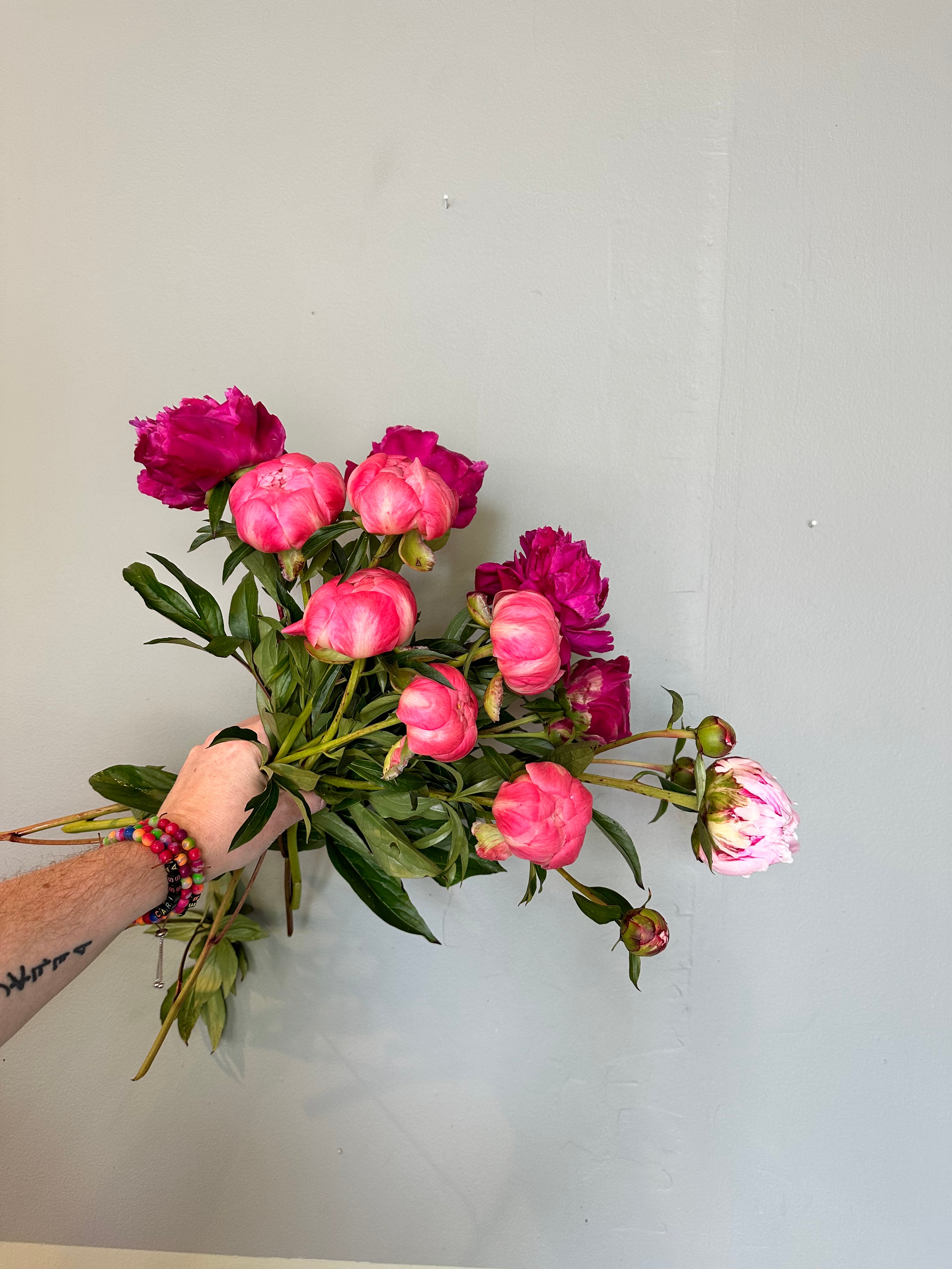 peony wrap flowers from flower + furbish Shop now at flower + furbish