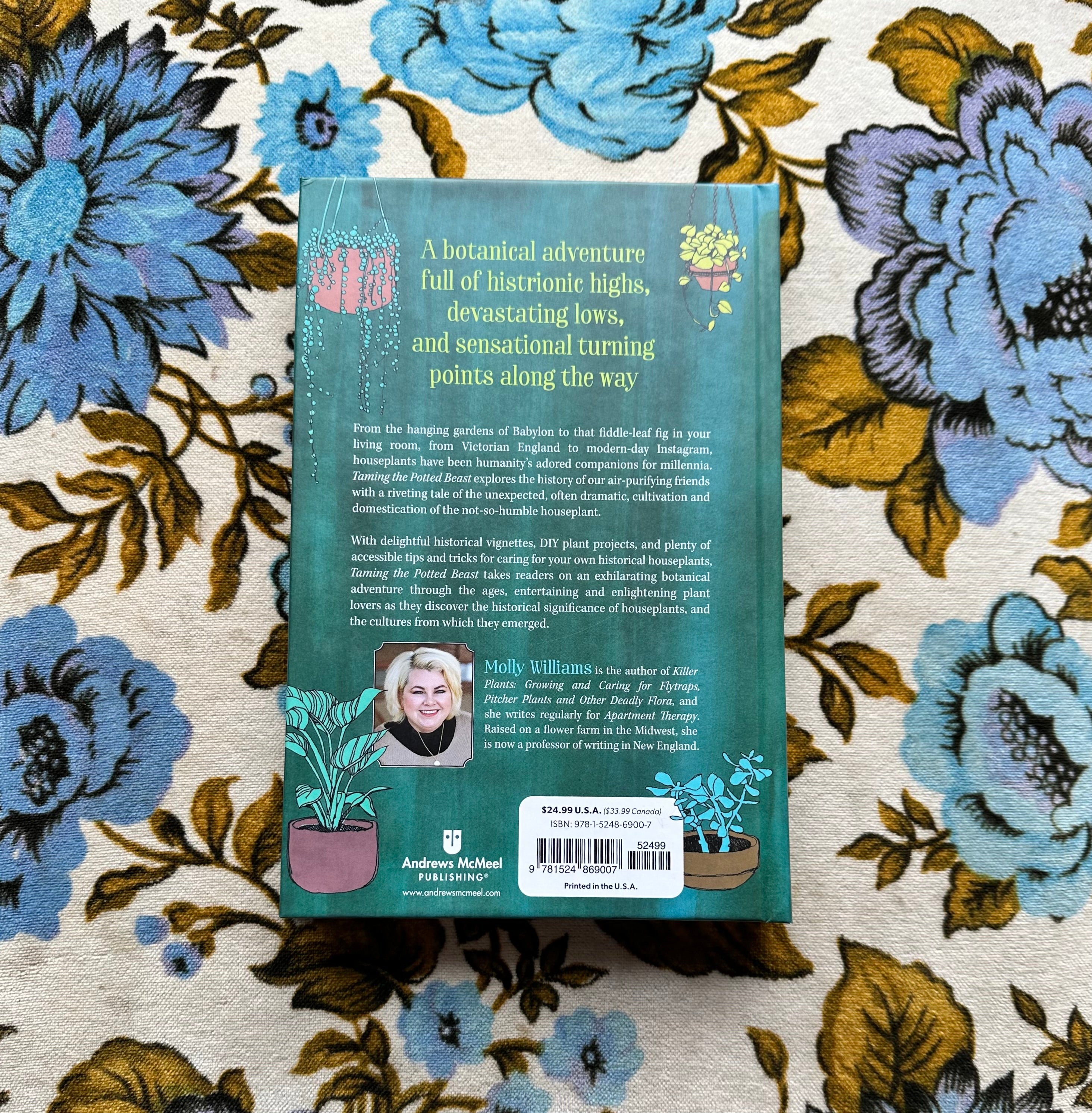 taming the potted beast: the strange and sensational history of the not-so-humble houseplant book from flower + furbish Shop now at flower + furbish