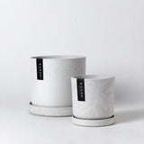 signature planter with saucer shop now at flower + furbish