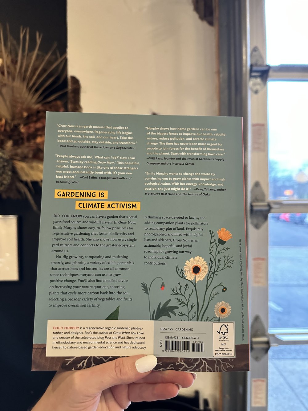 grow now: how we can save our health, communities, and planet--one garden at a time book from flower + furbish Shop now at flower + furbish
