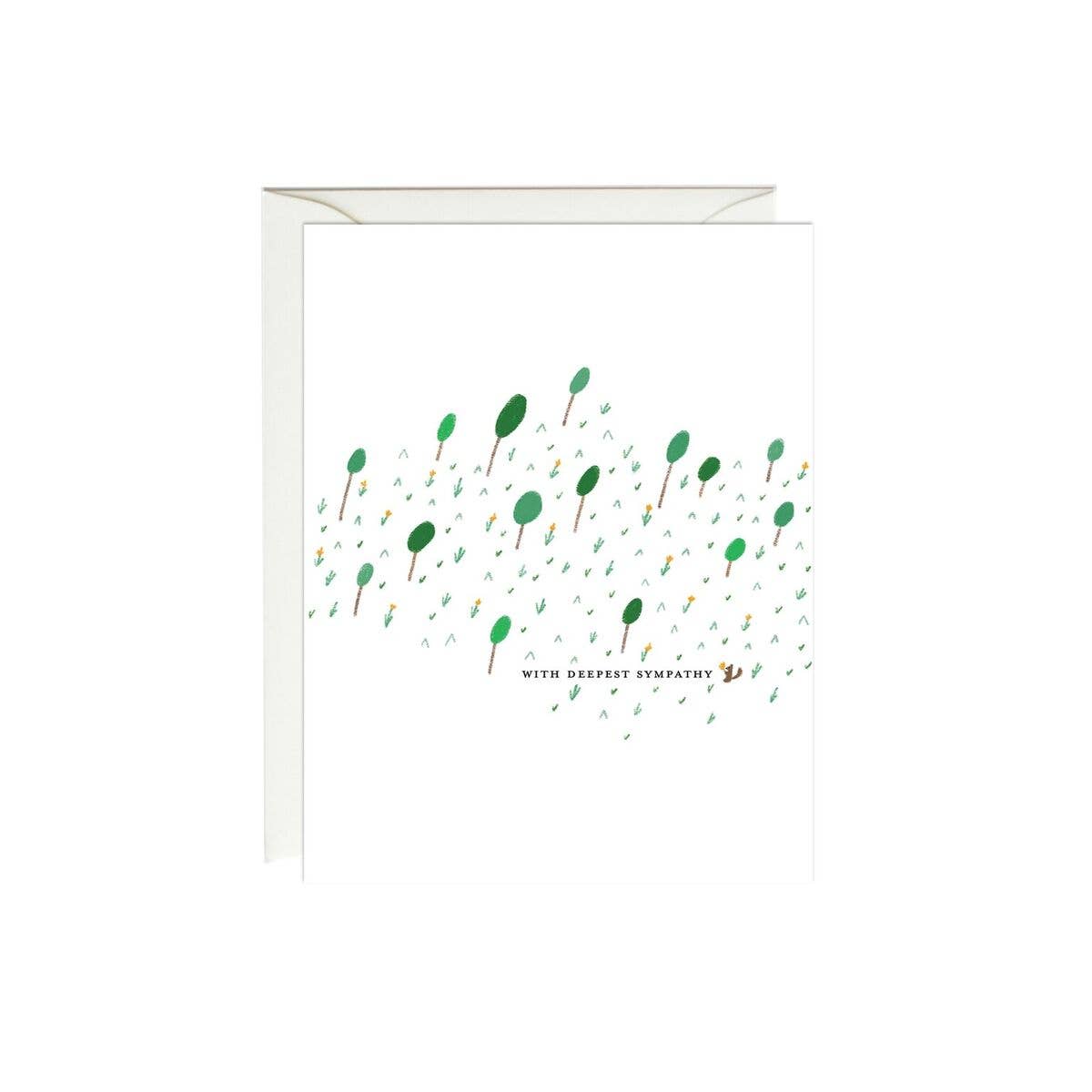 sympathy grove blank card card from flower + furbish Shop now at flower + furbish