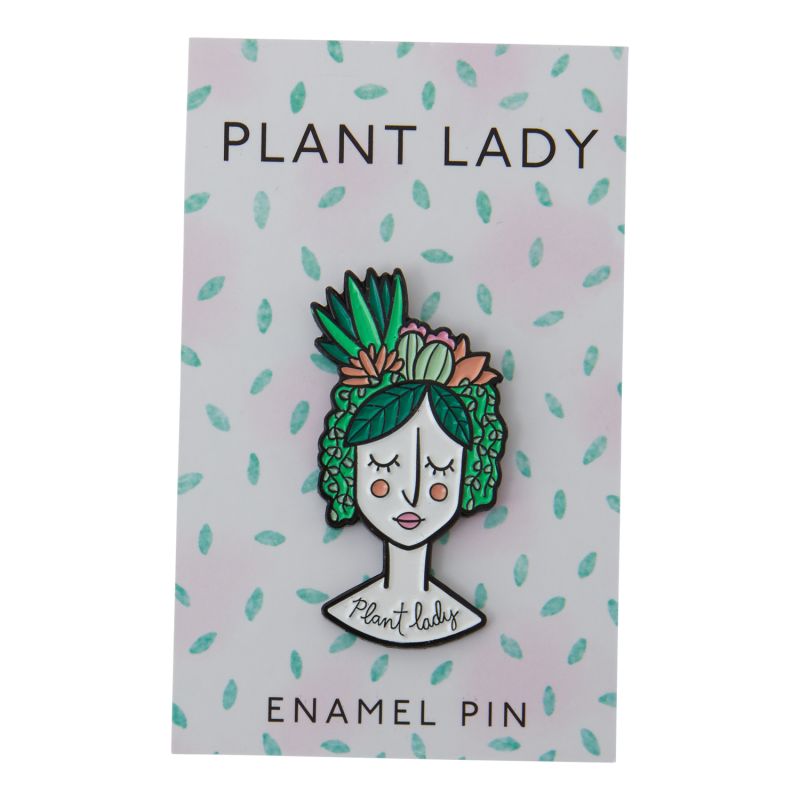 plant lady enamel pin enamel pin from flower + furbish Shop now at flower + furbish