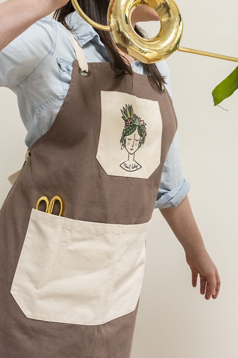 plant lady apron apron from flower + furbish Shop now at flower + furbish