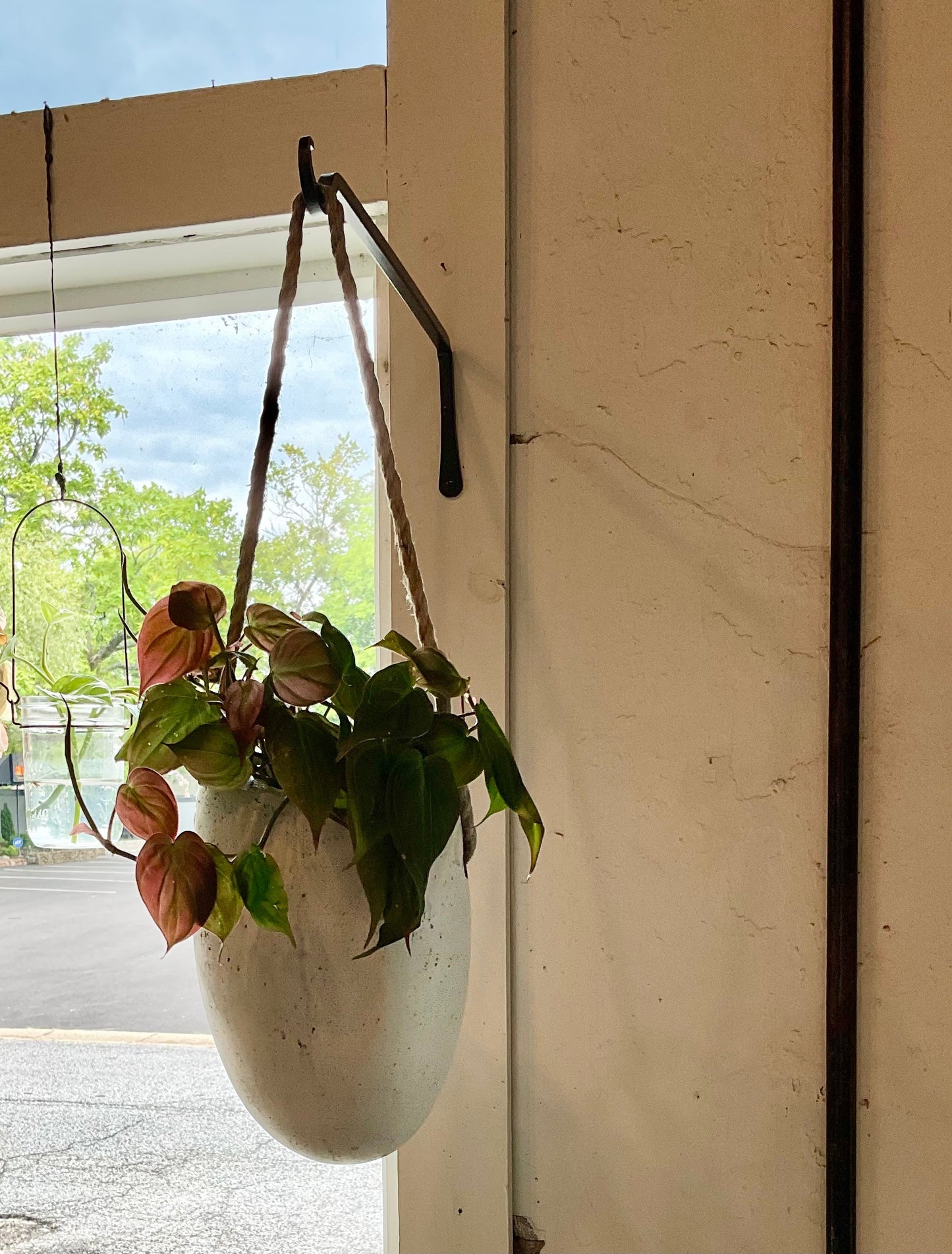 hanging concrete planter pot from flower + furbish Shop now at flower + furbish