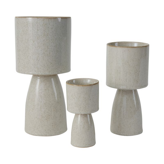 beta footed pot vase from flower + furbish Shop now at flower + furbish