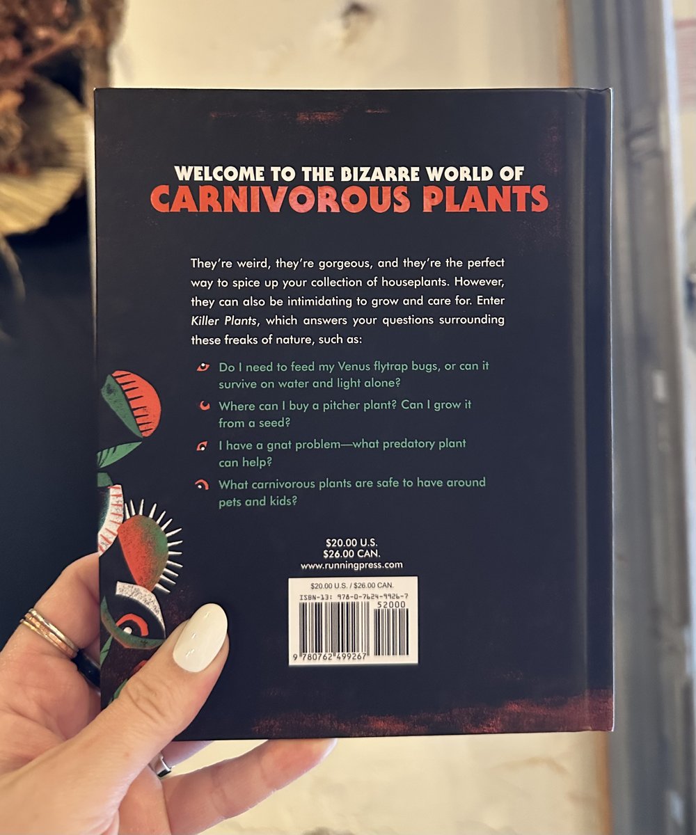killer plants: growing and caring for flytraps, pitcher plants, and other deadly flora shop now at flower + furbishBook, celebration, Gift, local maker, shipping, thank you