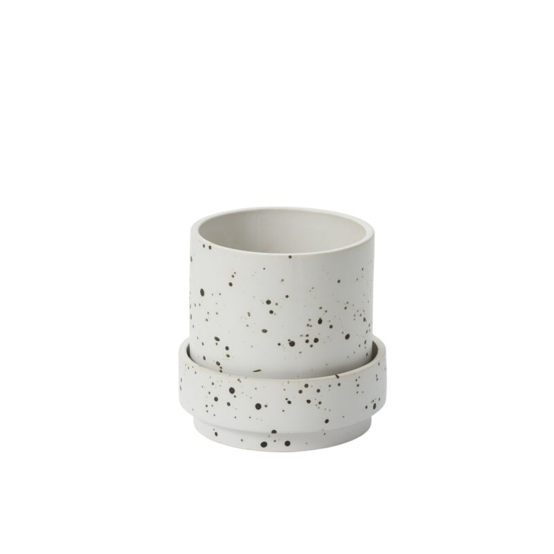 claxton pot with saucer shop now at flower + furbish
