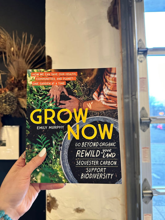grow now: how we can save our health, communities, and planet--one garden at a time book from flower + furbish Shop now at flower + furbish
