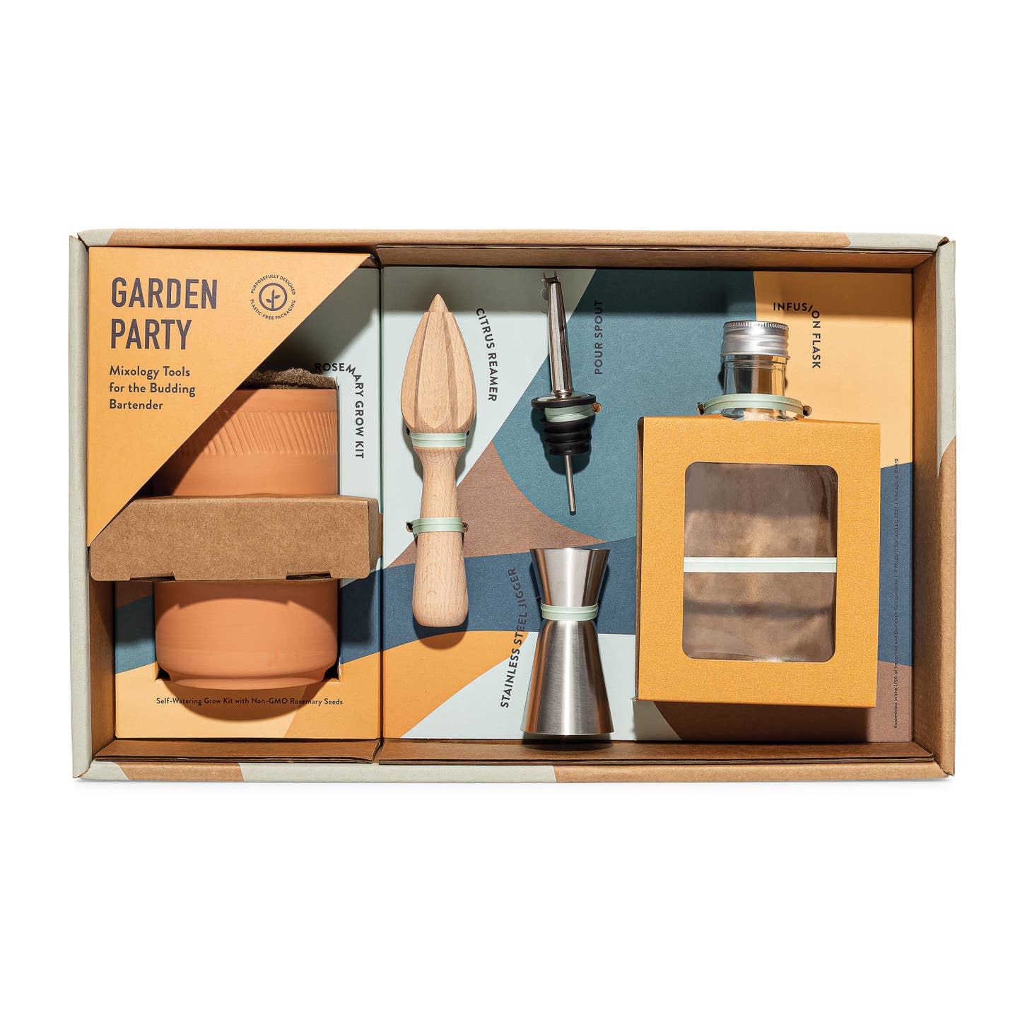 modern sprout garden party cocktail infusion botanical gift bundle  from flower + furbish Shop now at flower + furbish