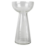 seeded glass bulb vase