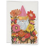 gnome blank card shop now at flower + furbishanniversary, birthday, blank card, card, celebration, Get well, Gift, shipping, sympathy, thank you, wedding