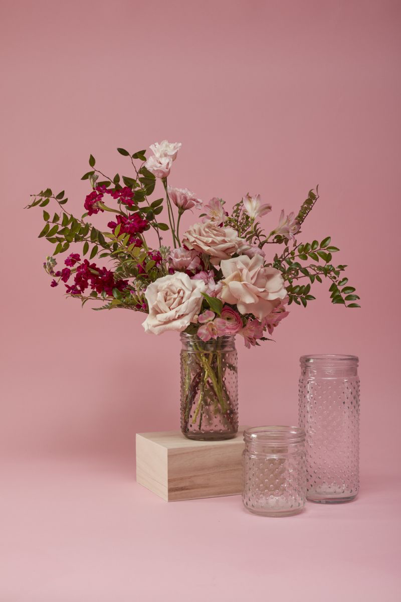 hobnail jar vase from flower + furbish Shop now at flower + furbish