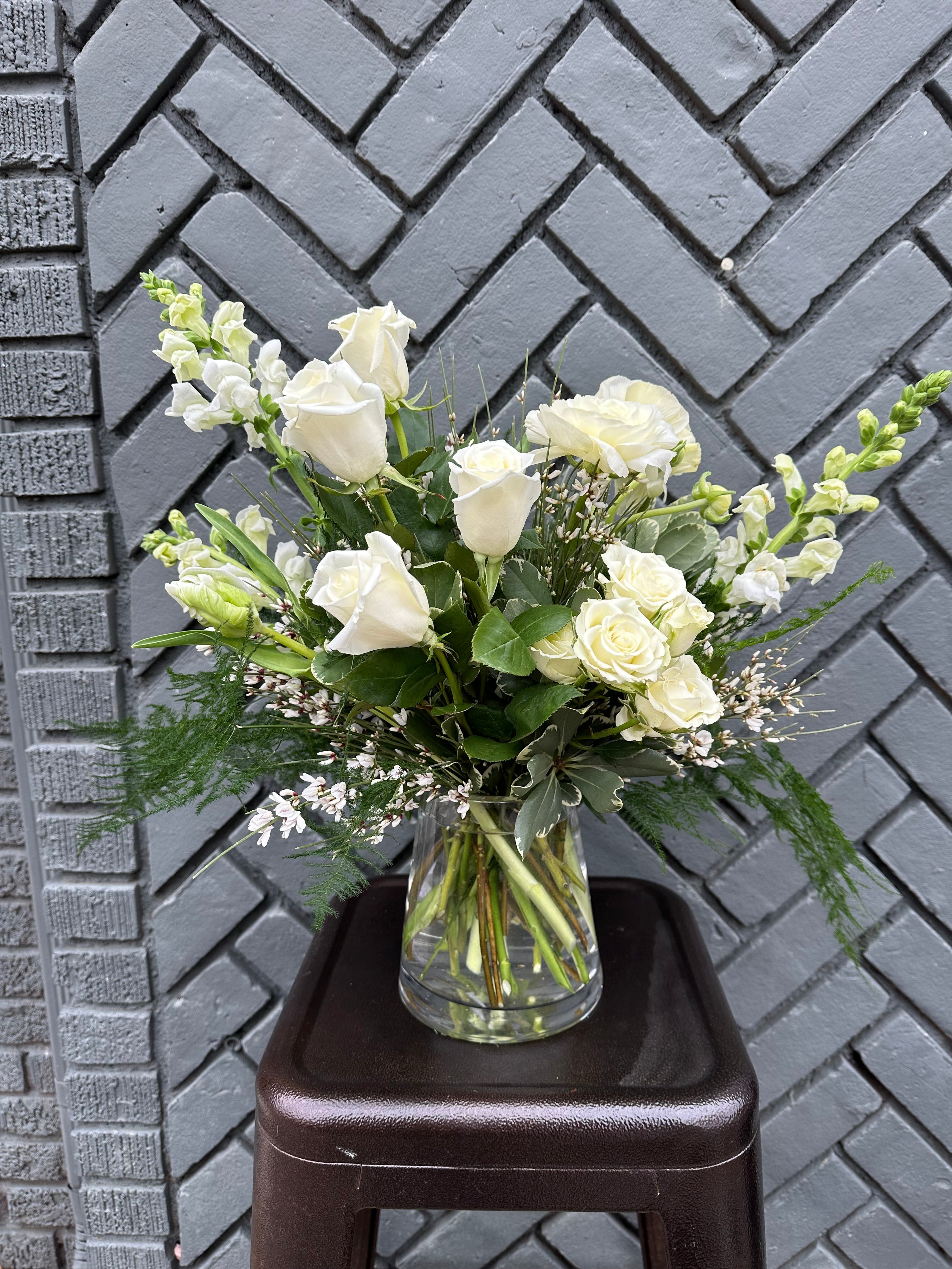 sylvie shop now at flower + furbishFlowers, fresh flower, sympathy, vased arrangement