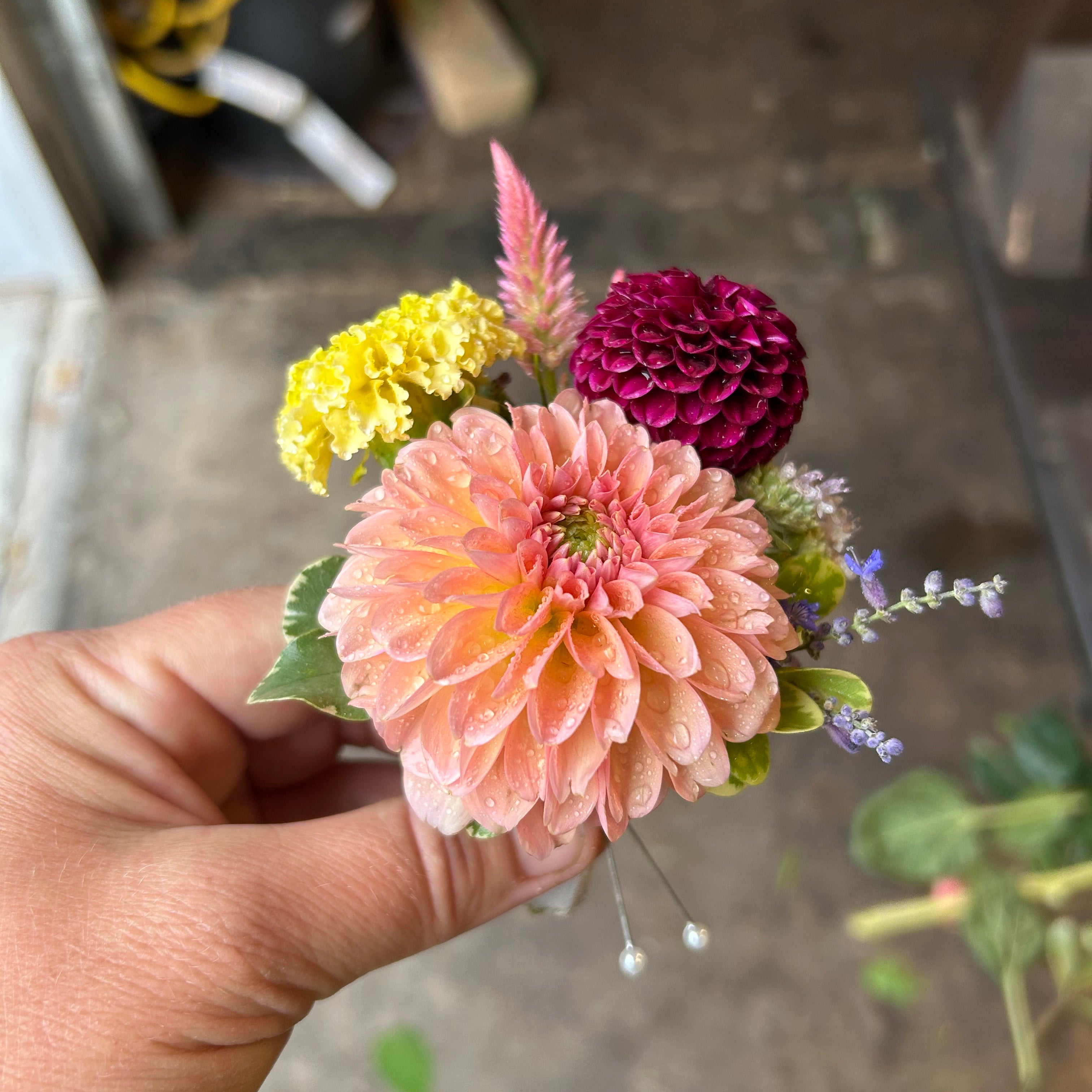 non bridal party flowers