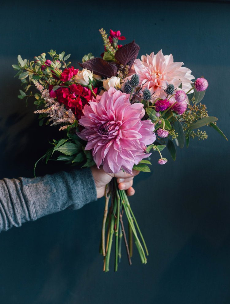 nice hand picked bouquet  from flower + furbish Shop now at flower + furbish