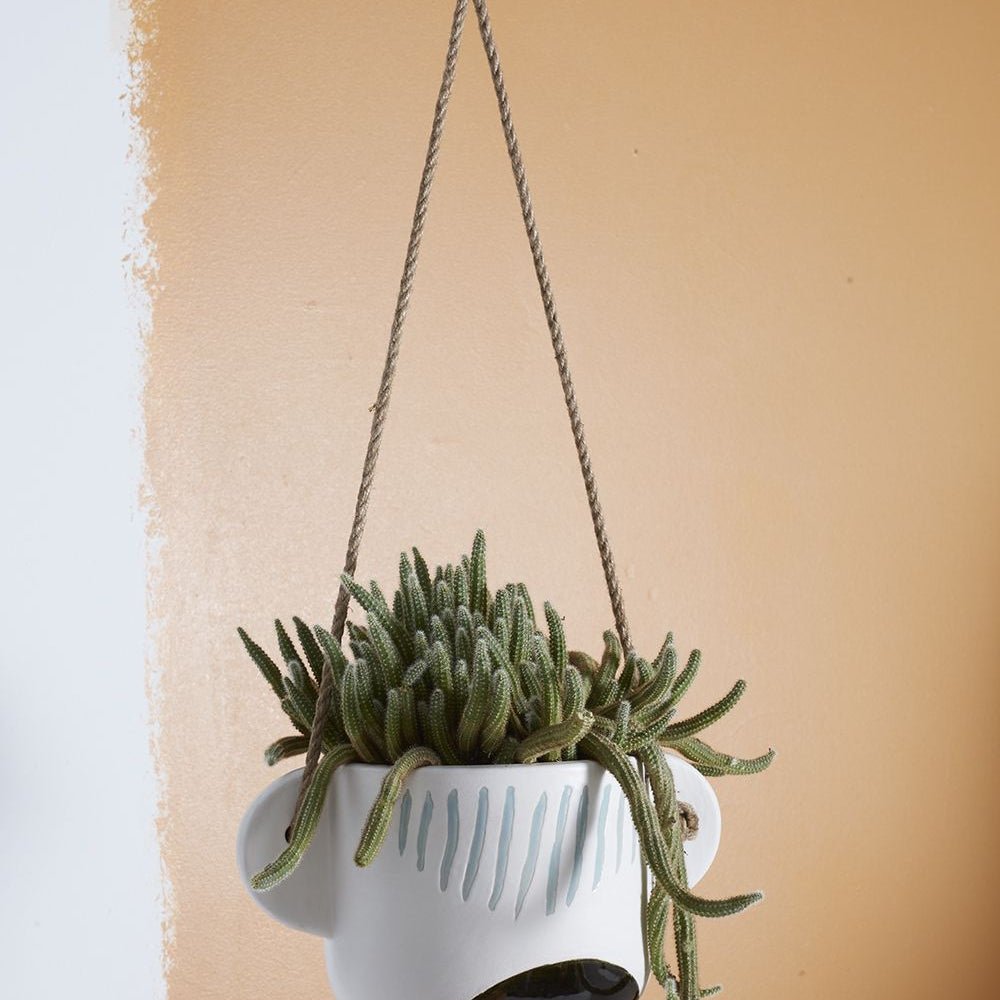 mahalo hanging pot shop now at flower + furbishGift, Hanging basket, hanging pot, plant pot, Planter, Pot, shipping, vessel