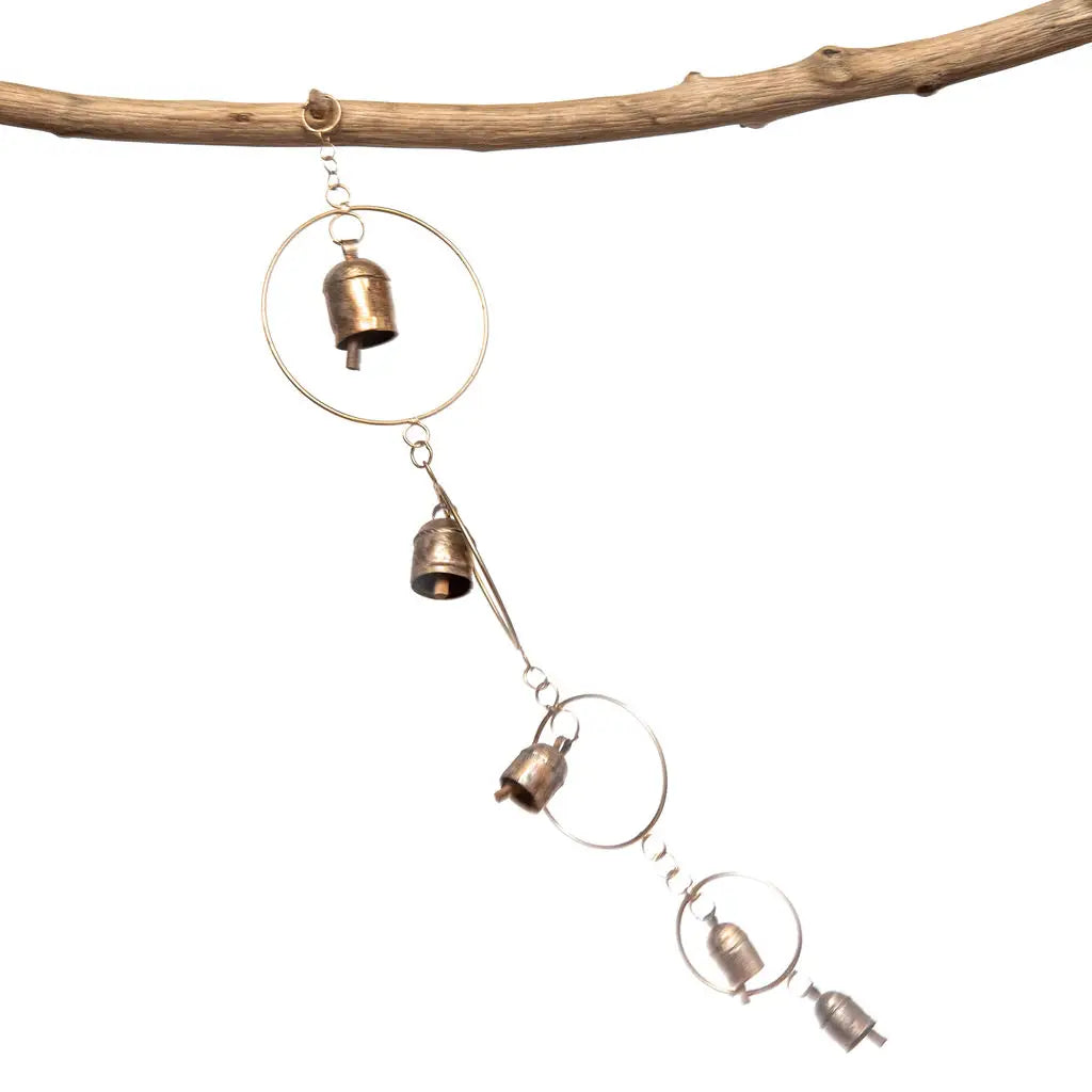 golden rings chime chimes from flower + furbish Shop now at flower + furbish