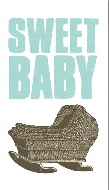 sweet baby mini blank card card from flower + furbish Shop now at flower + furbish