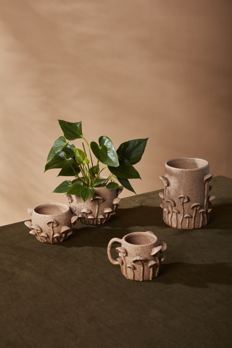 mushroom forest mug mug from flower + furbish Shop now at flower + furbish