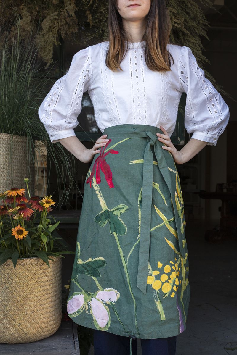 gathering apron apron from flower + furbish Shop now at flower + furbish