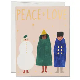 peace + love blank card card from flower + furbish Shop now at flower + furbish