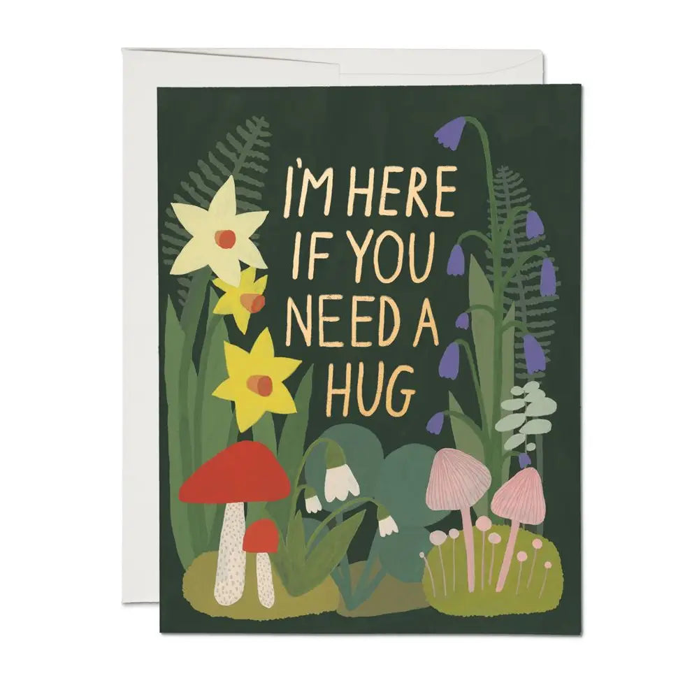 garden hugs blank card card from flower + furbish Shop now at flower + furbish