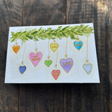 handpainted blank cards