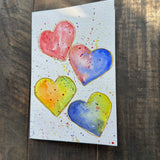 handpainted blank cards