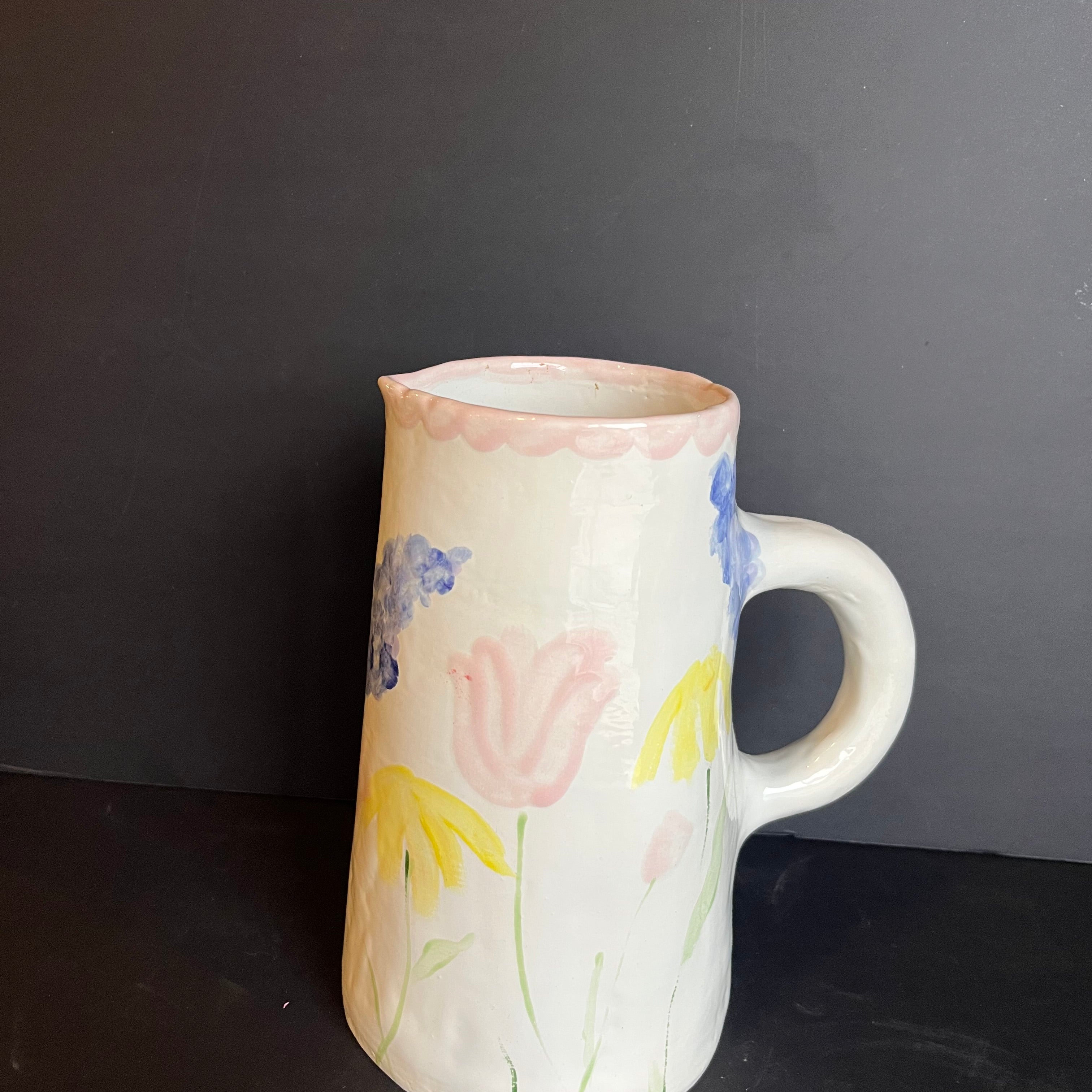 floral pitcher shop now at flower + furbishshipping, vase