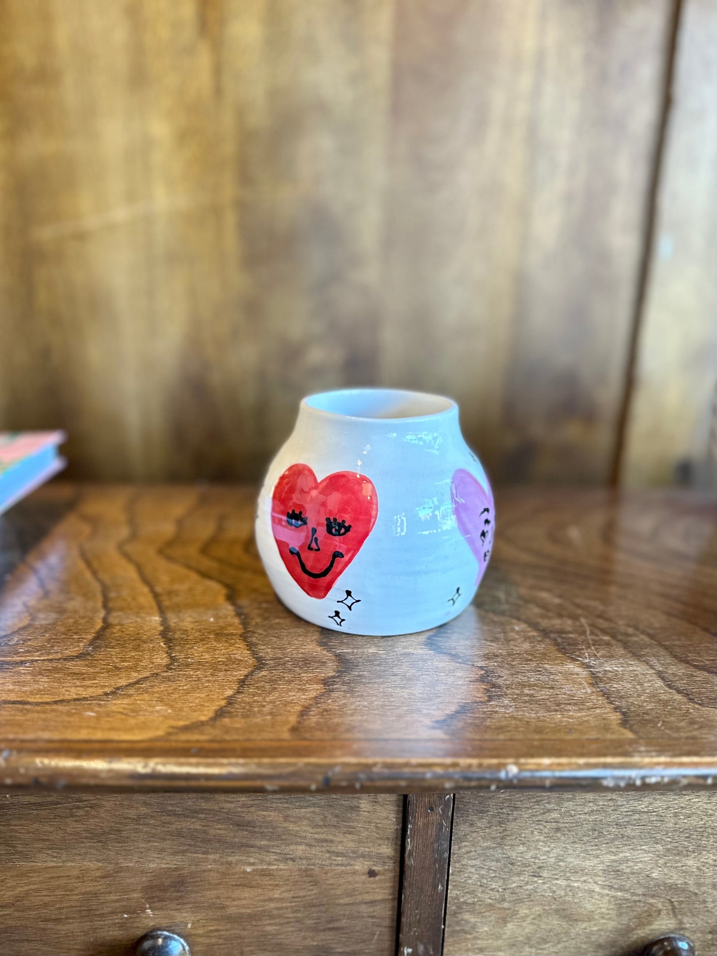heart face pot vase from flower + furbish Shop now at flower + furbish