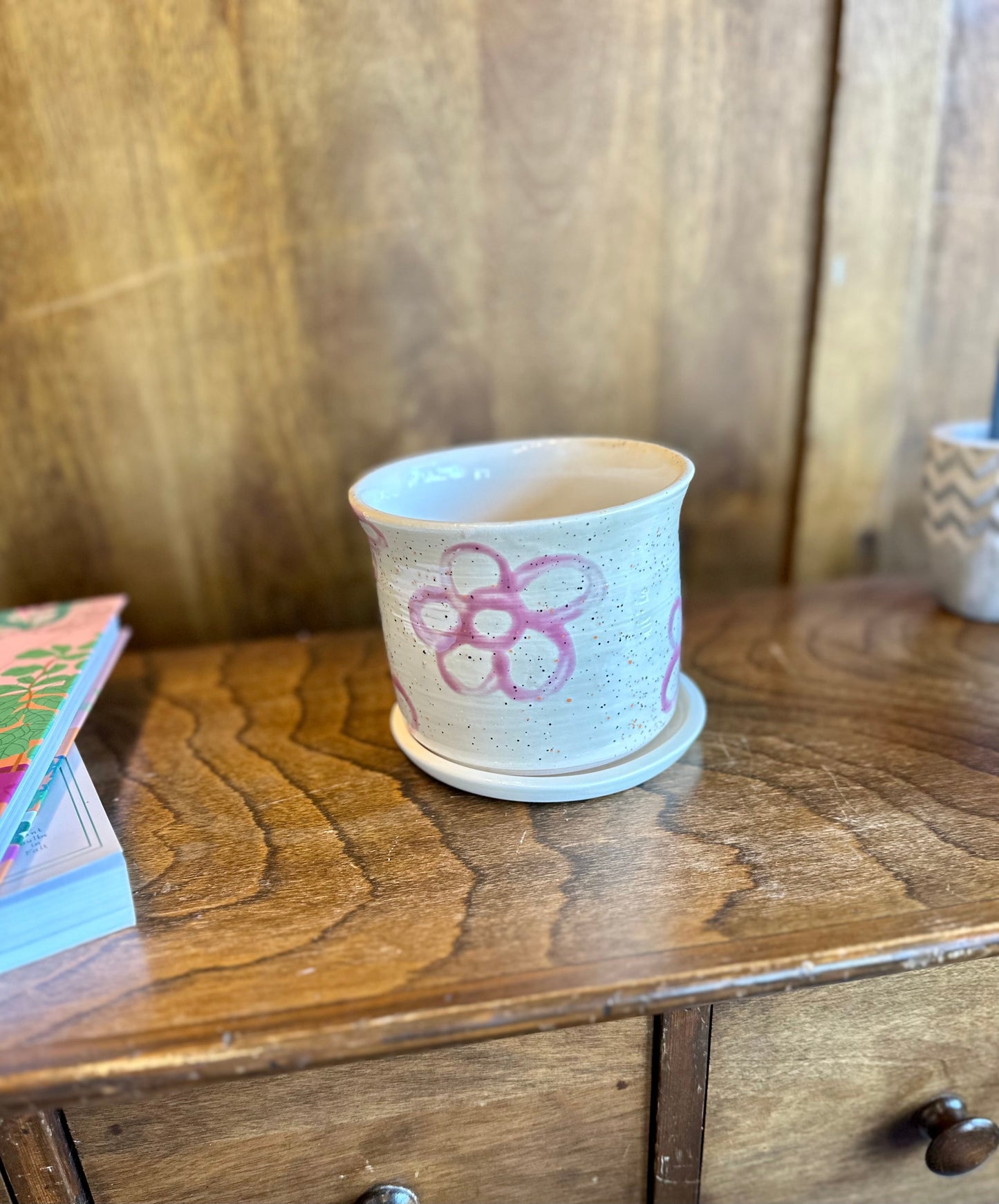 speckled flower pot plant pot from flower + furbish Shop now at flower + furbish