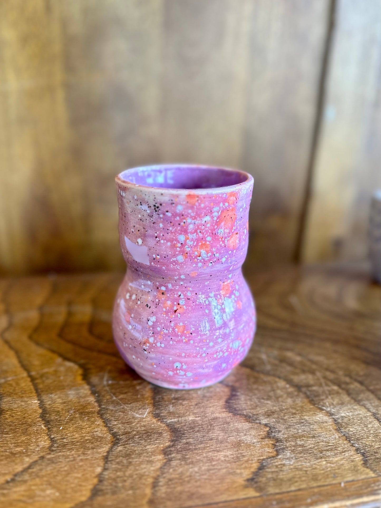 purple speckle vase vase from flower + furbish Shop now at flower + furbish