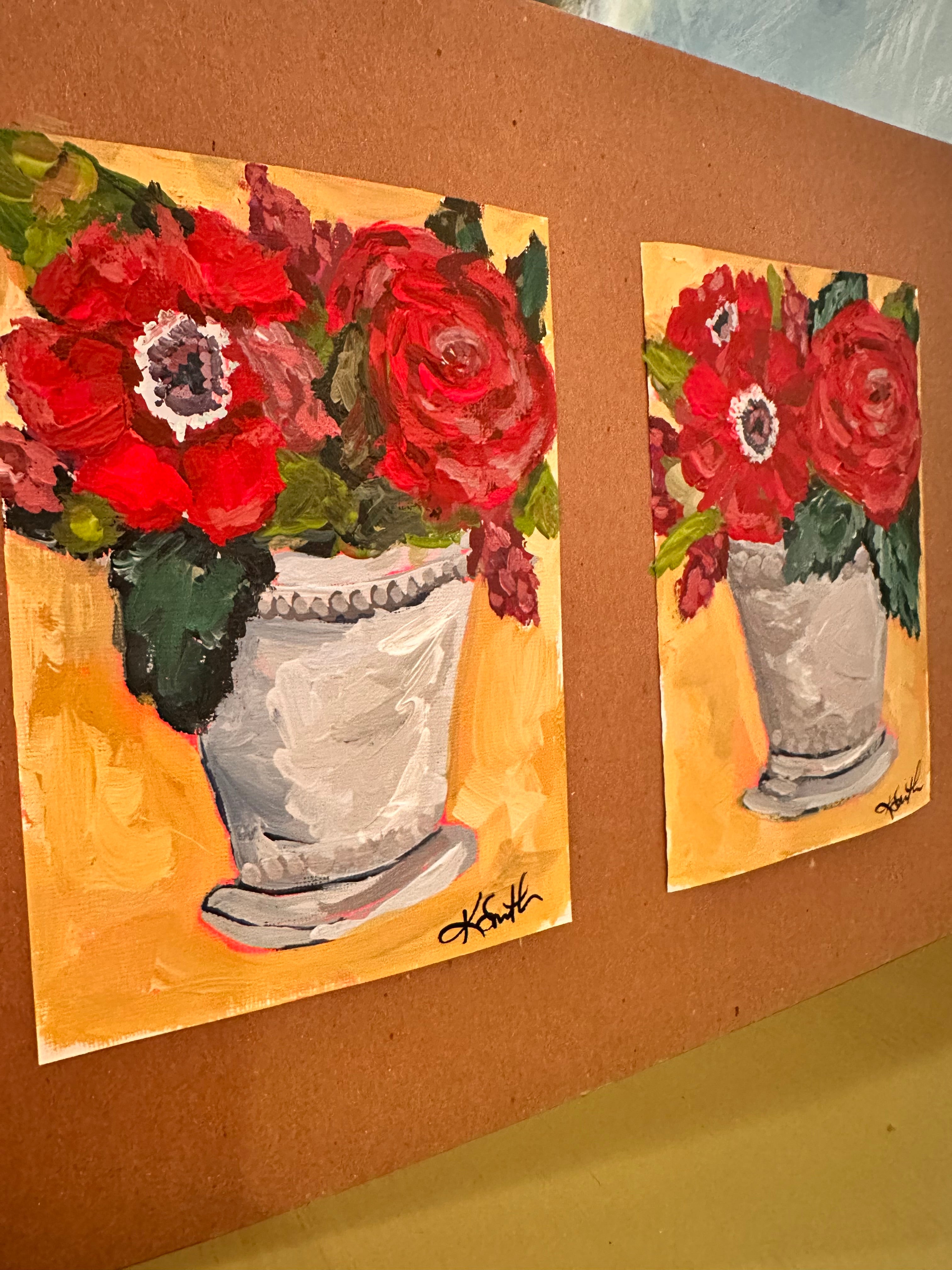 derby day flower arranging and painting workshop shop now at flower + furbishclass, derby day, Workshop